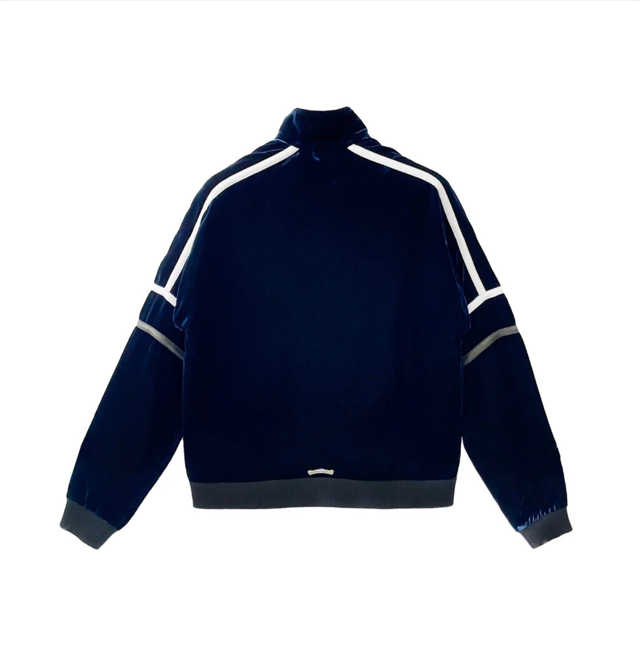 Chrome Hearts Embroidered Leather Patch Velvet Dagger Zip Jacket