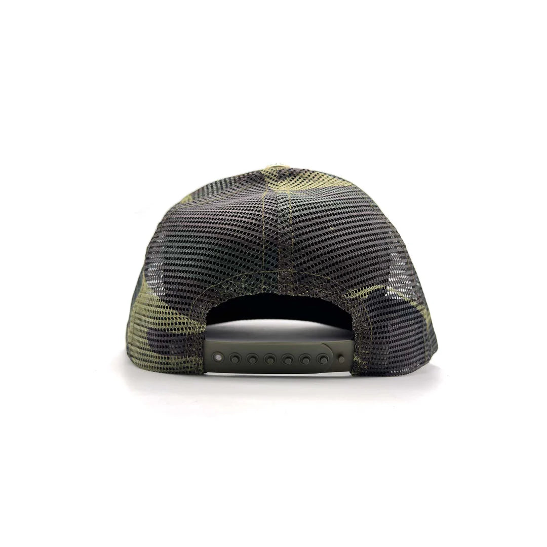 Chrome Hearts Embroidered CH Cross Logo Camouflage Baseball Cap
