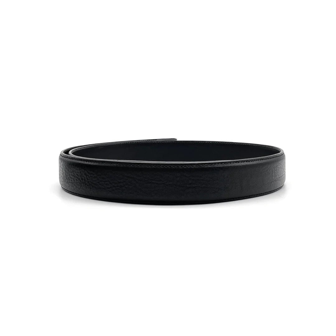 Chrome Hearts Black Leather Belt