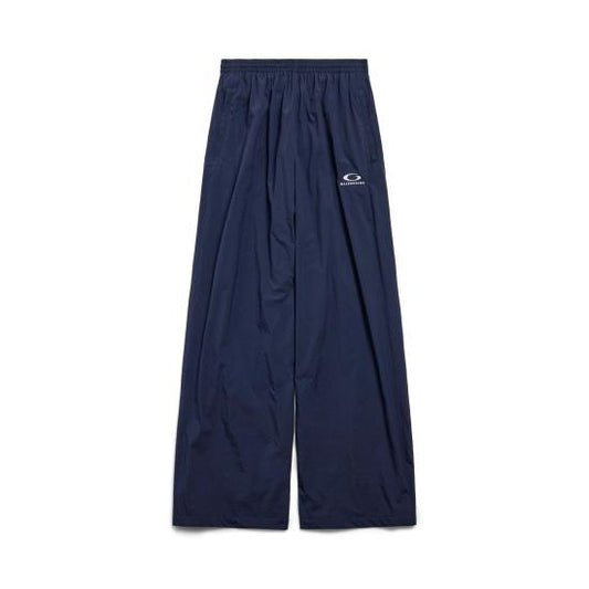 Balenciaga Navy Nylon Track Pants 25SS
