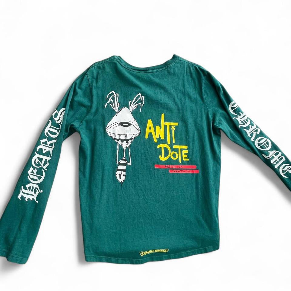 Chrome Hearts Matty Boy Antidote Long Sleeve T-shirt Green