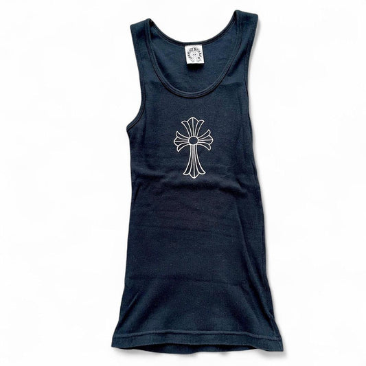 Chrome Hearts Rare Cross Logo Dagger Vintage Tank Top