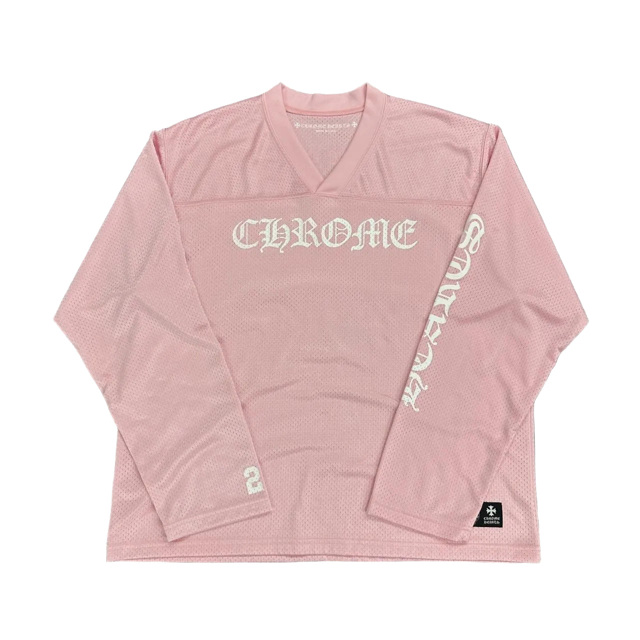 Chrome Hearts Mesh Warm Up Jersey Pink