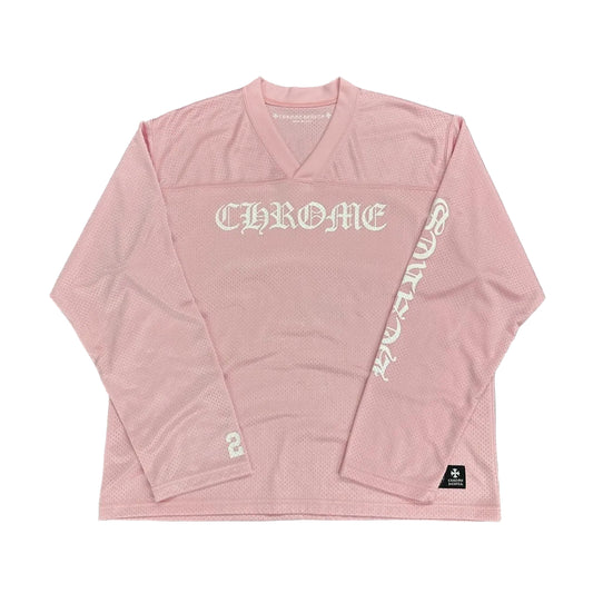 Chrome Hearts Mesh Warm Up Jersey Pink