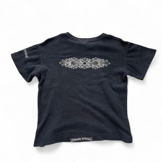Chrome Hearts Floral Crop Vintage T-shirt