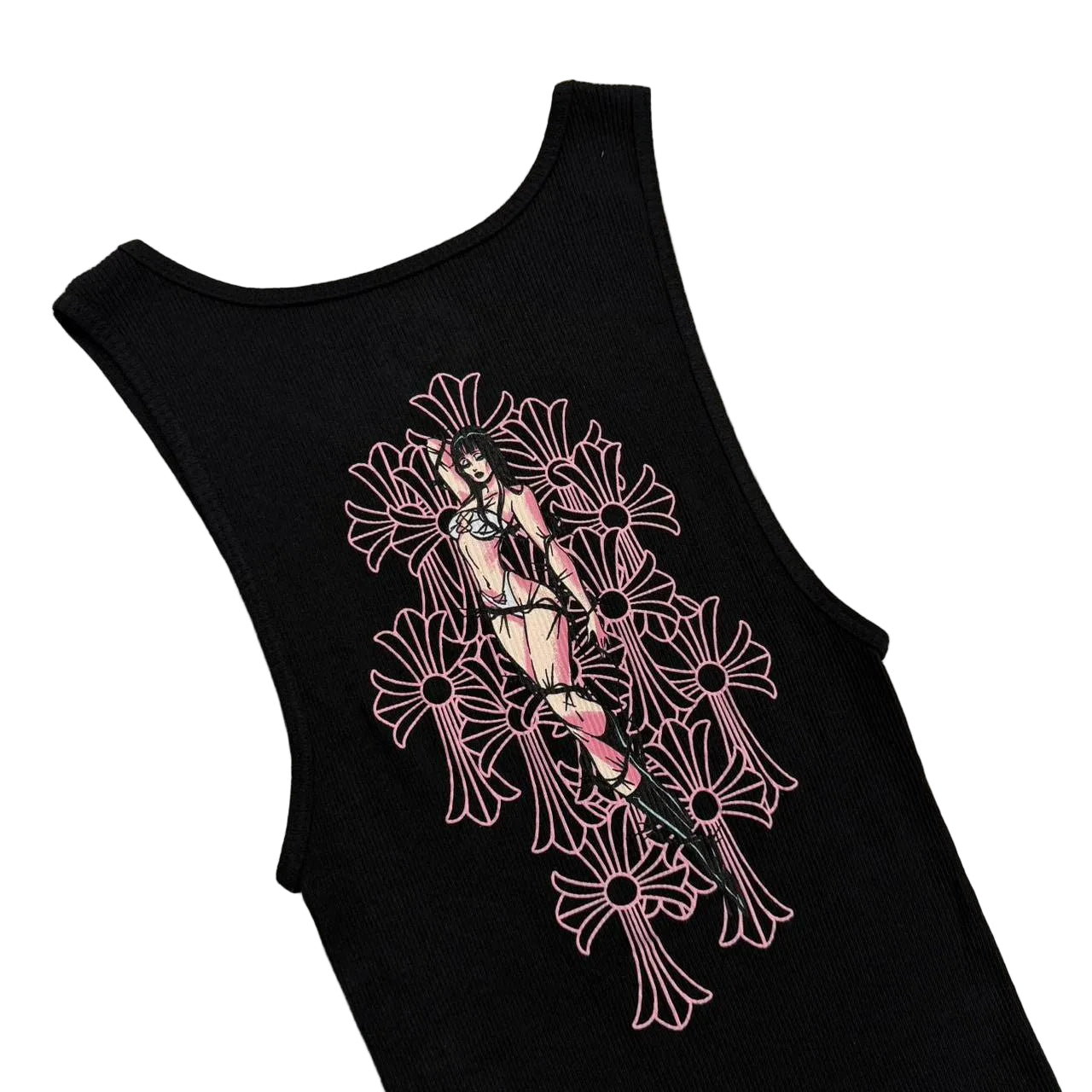 Chrome Hearts Deadly Doll Jessie Jo Stark Cemetery Logo Vest Dress