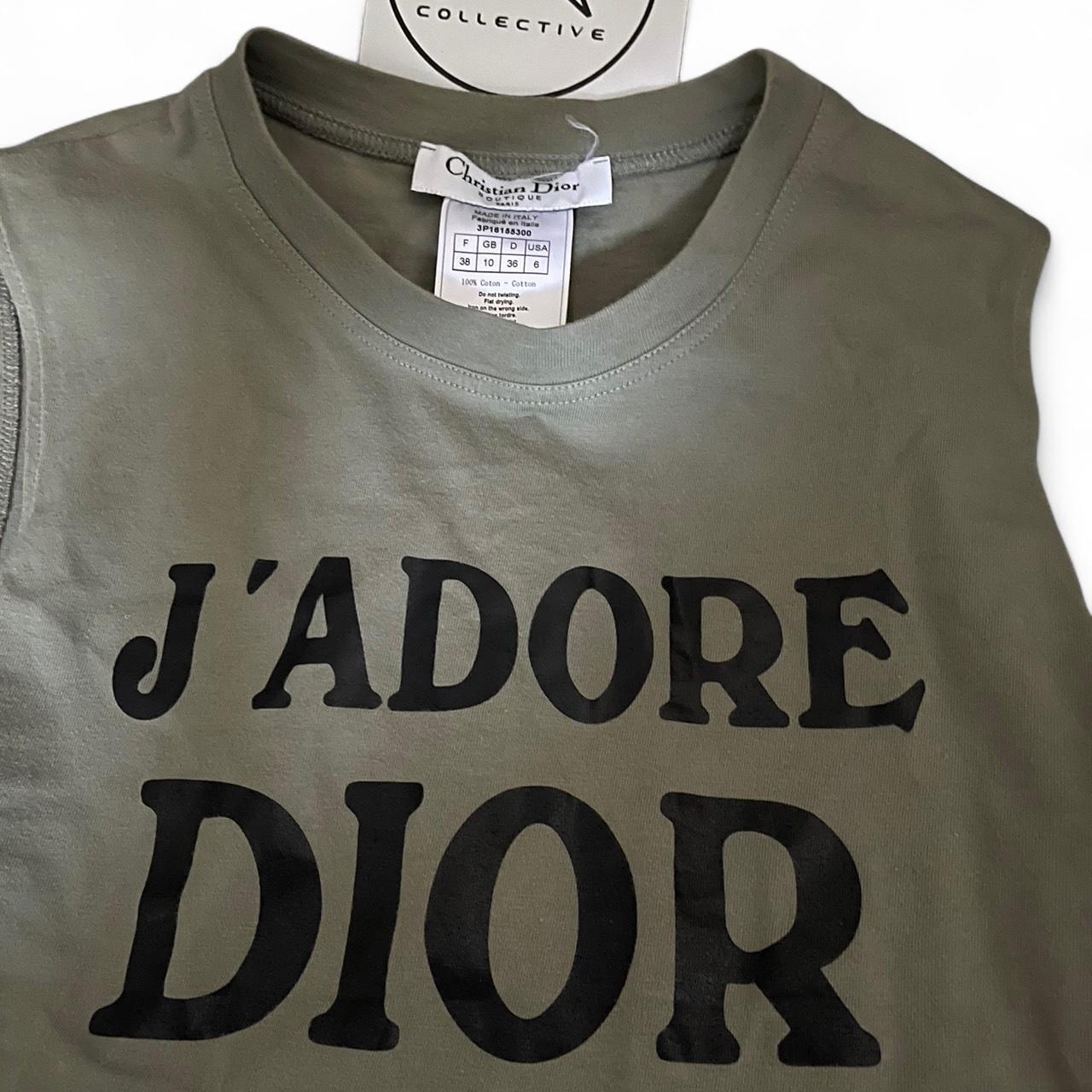 Dior Green J'ADORE Tank Top
