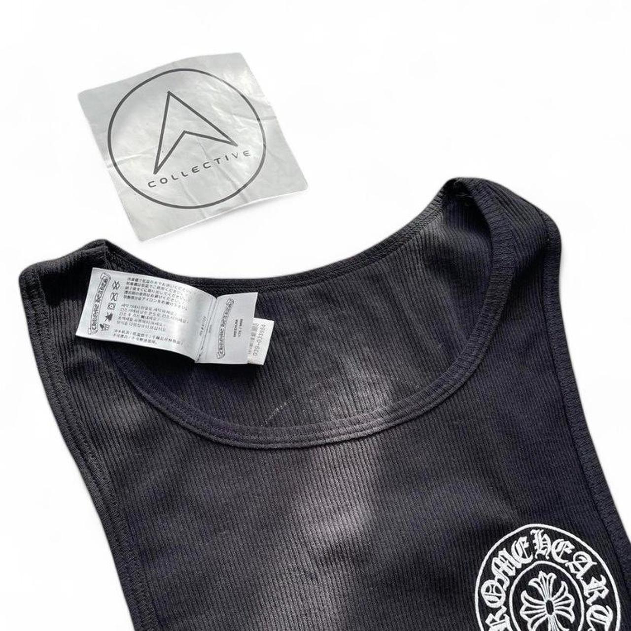Chrome Hearts Black Horseshoe Womens Tank Top Vest