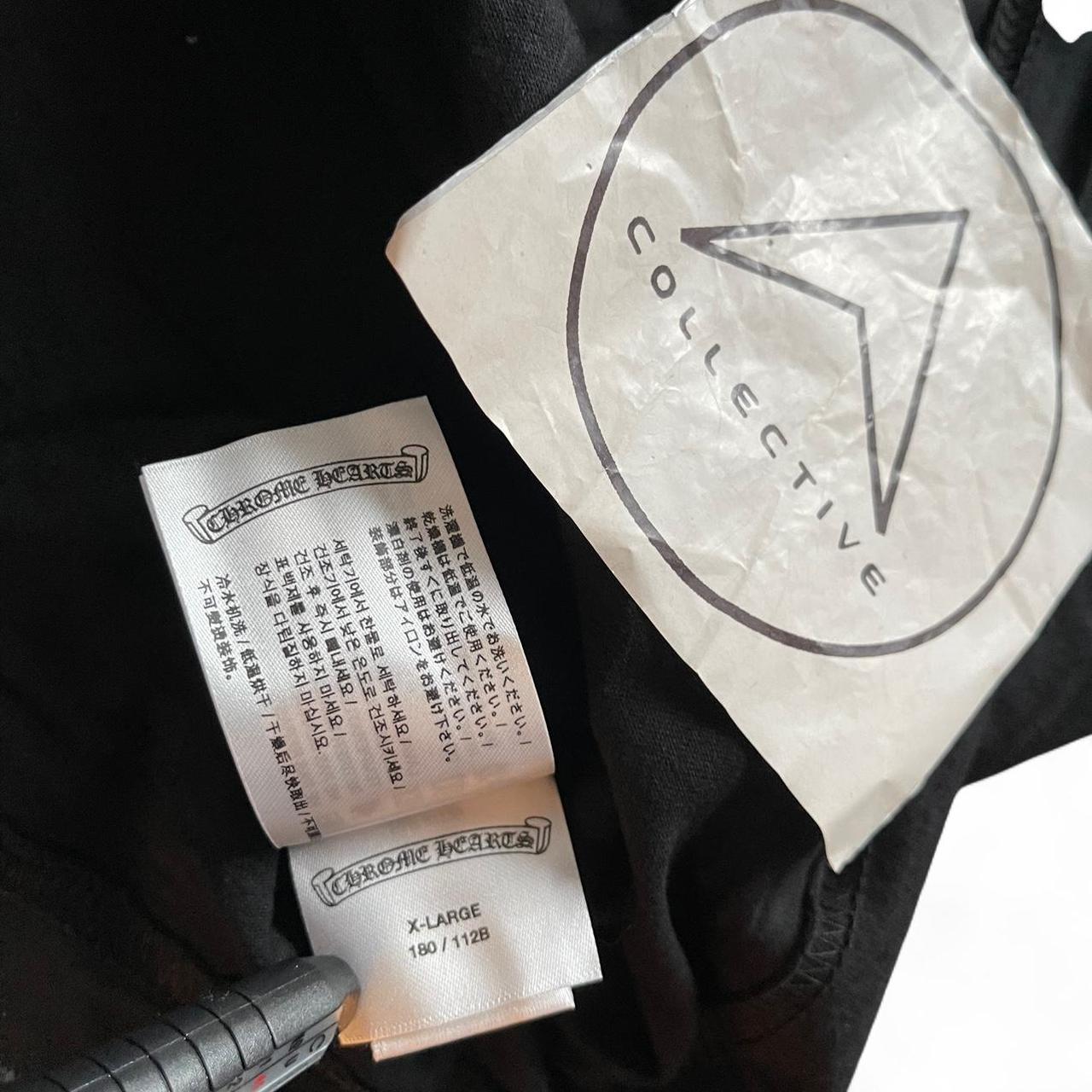 Chrome Hearts Black Pink Long Sleeve Pocket Crew