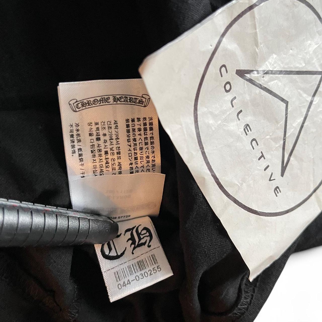Chrome Hearts Black Pink Long Sleeve Pocket Crew