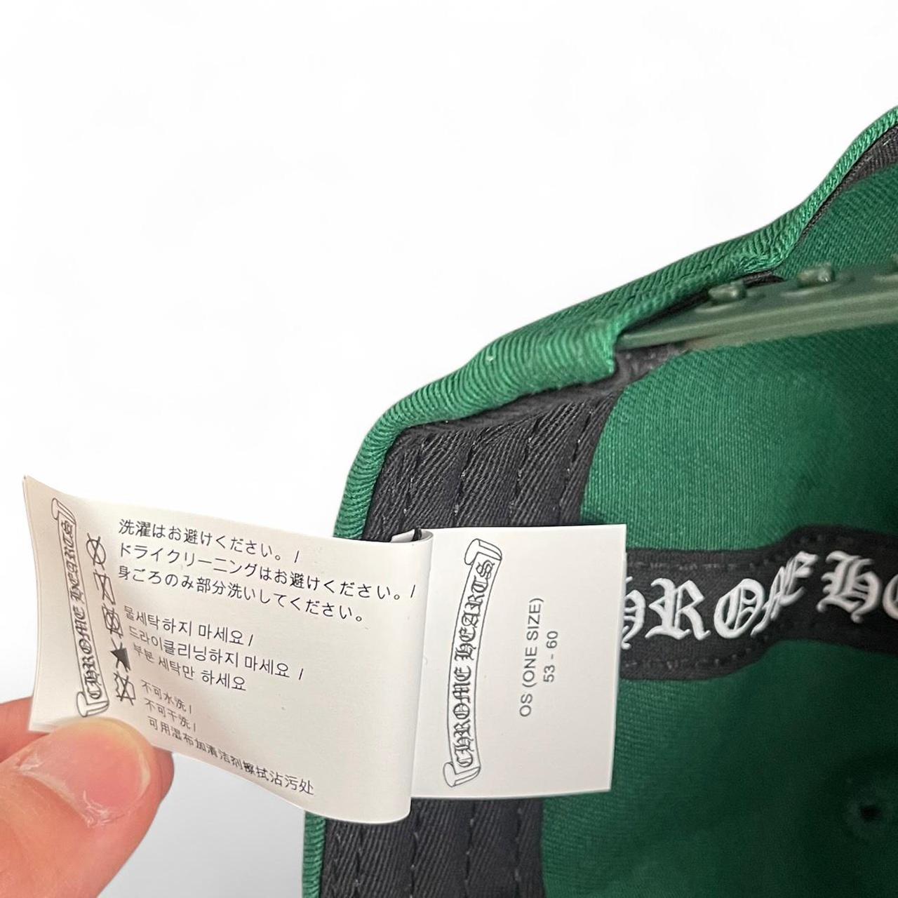 Chrome Hearts Matty Boy Leather Space Patch Green Trucket Hat