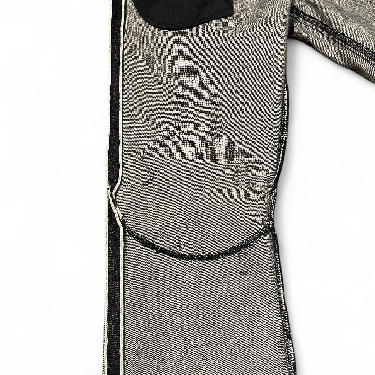 Chrome Hearts Exclusive Star Patch Fleur Knees Denim Jeans