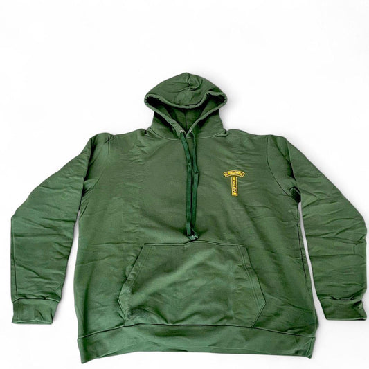 Chrome Hearts T Scroll Logo Hoodie Green