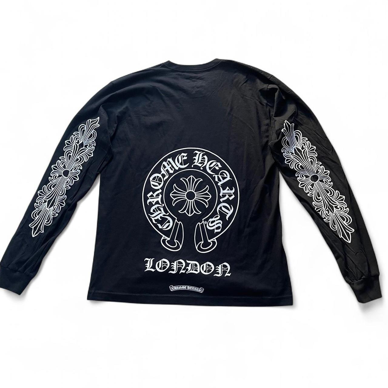 Chrome Hearts London Exclusive Horseshoe Long Sleeve Tee Black
