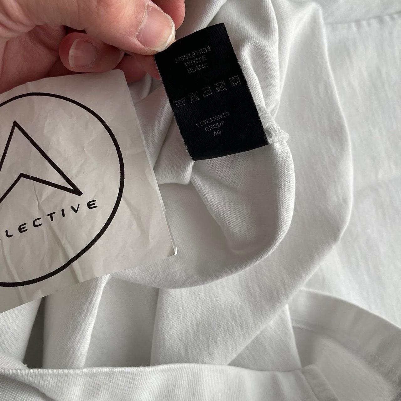 Vetements 2018 Summer Soccer Tee White