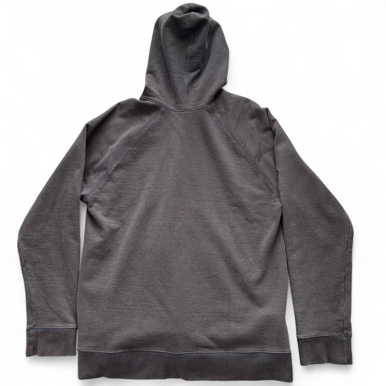 Chrome Hears French Terry ‘Y Not’ Dagger Embroidered Hoodie Charcoal Grey