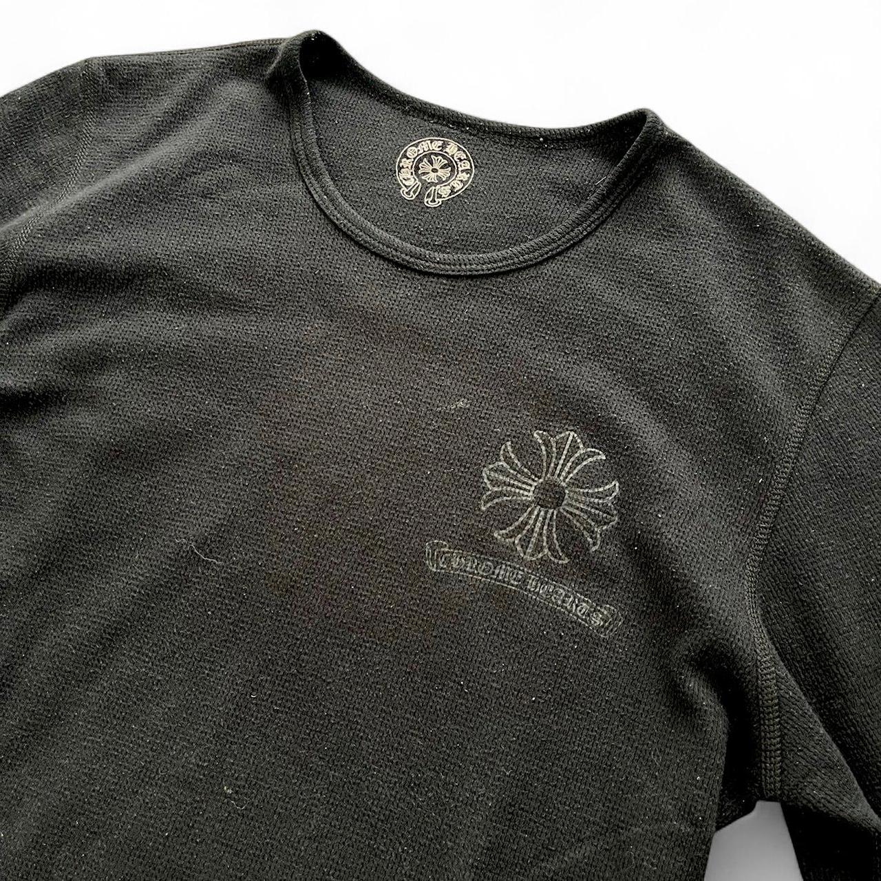 Chrome Hearts Waffle Cross Logo Long Sleeve T