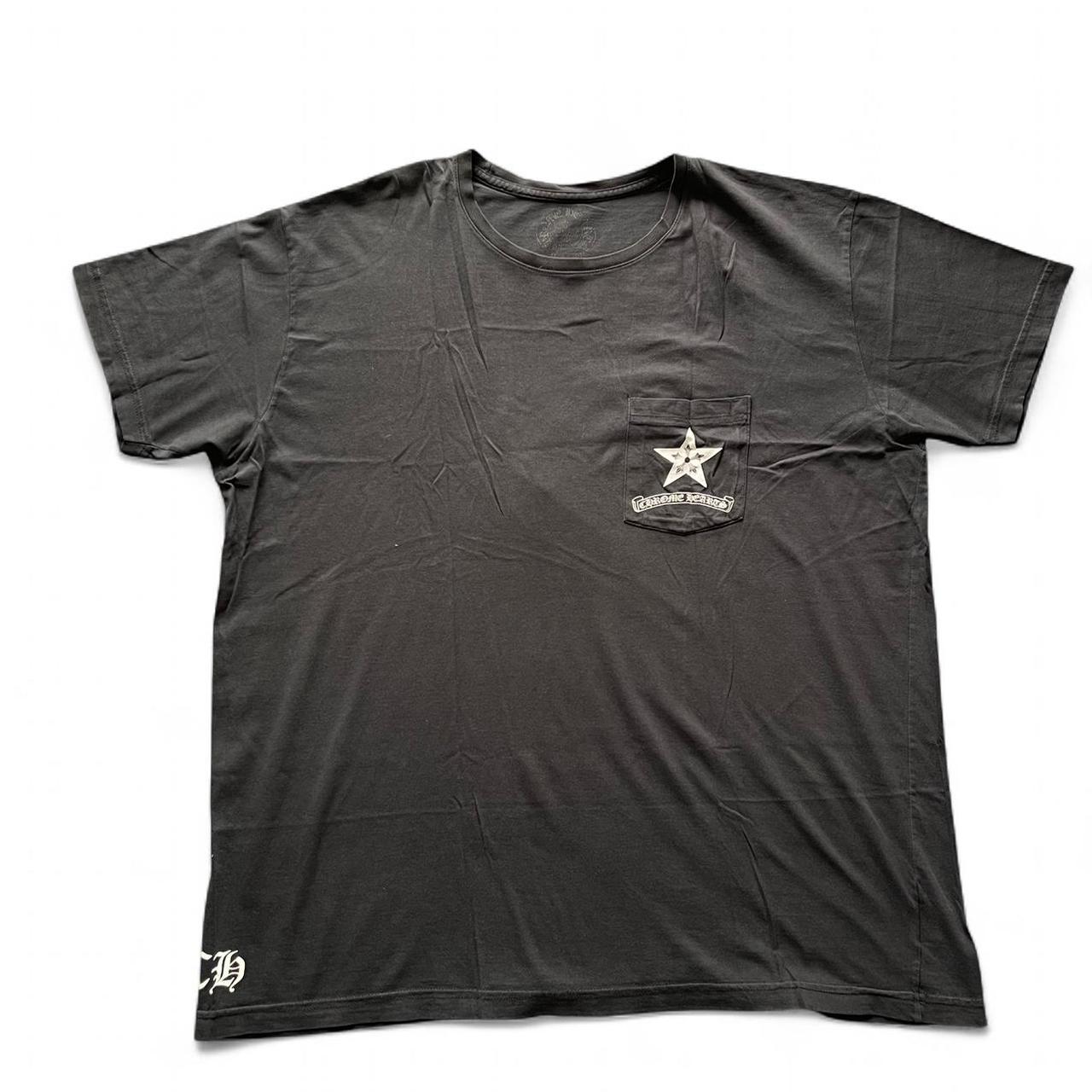 Chrome Hearts Ninja Star Logo Scroll Tee