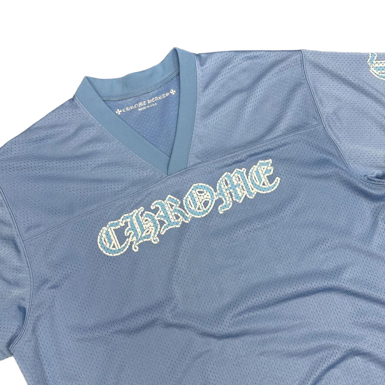 Chrome Hearts Mesh Jersey Short Sleeve Blue