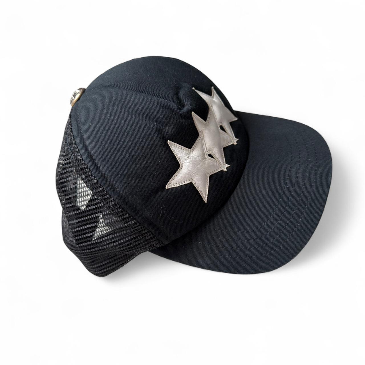 Chrome Hearts Star Patch Trucker Hat Black