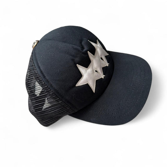 Chrome Hearts Star Patch Trucker Hat Black