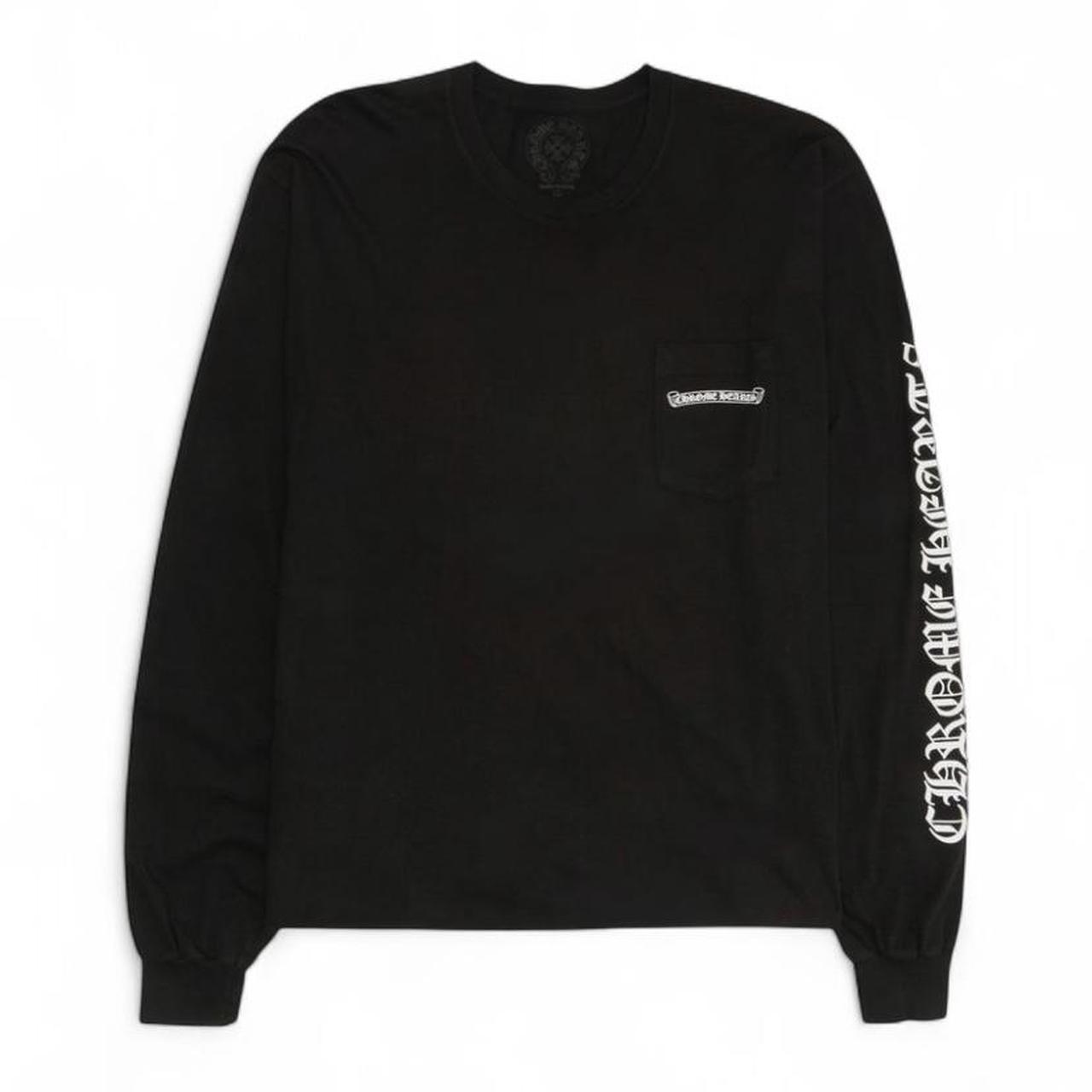Chrome Hearts Scroll Logo Long Sleeve T-Shirt