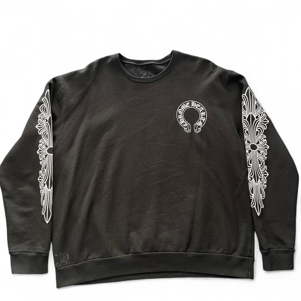 Chrome Hearts Horseshoe Logo Sweater Sweatshirt Jumper Black