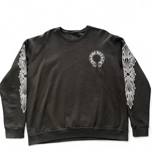 Chrome Hearts Horseshoe Logo Sweater Sweatshirt Jumper Black