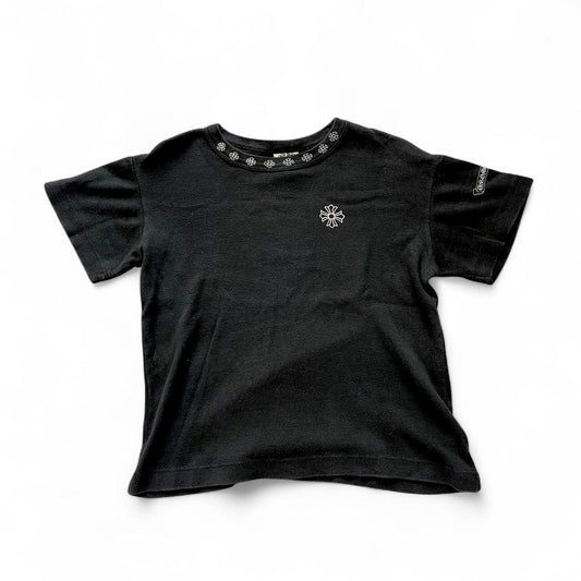 Chrome Hearts Floral Crop Vintage T-shirt