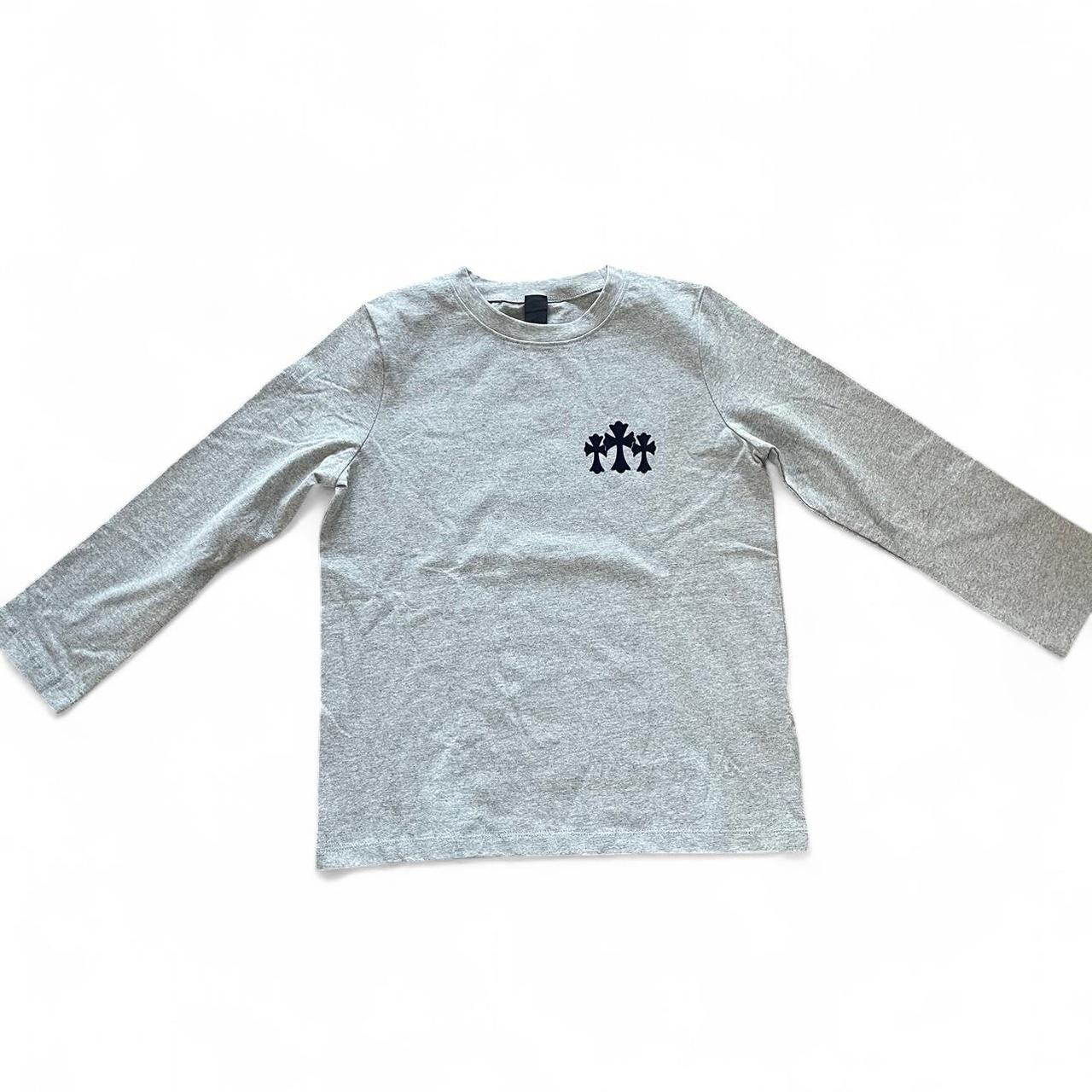 Chrome Hearts Triple Cross Hollywood Long Sleeve Grey (Women’s)
