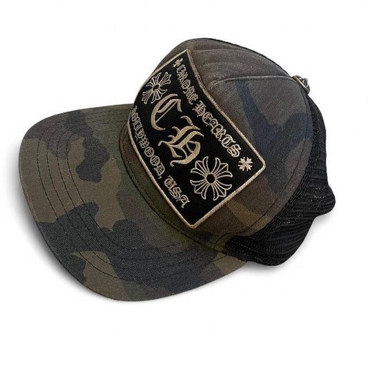 Chrome Hearts Vintage Camo Trucker Hat