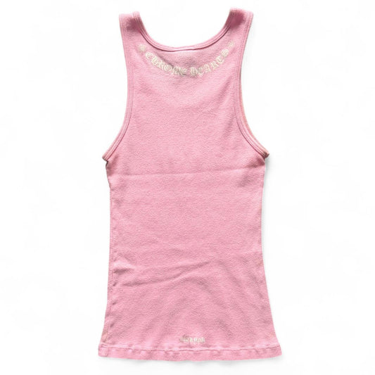 Chrome Hearts Vintage Pink Cross Tank Top