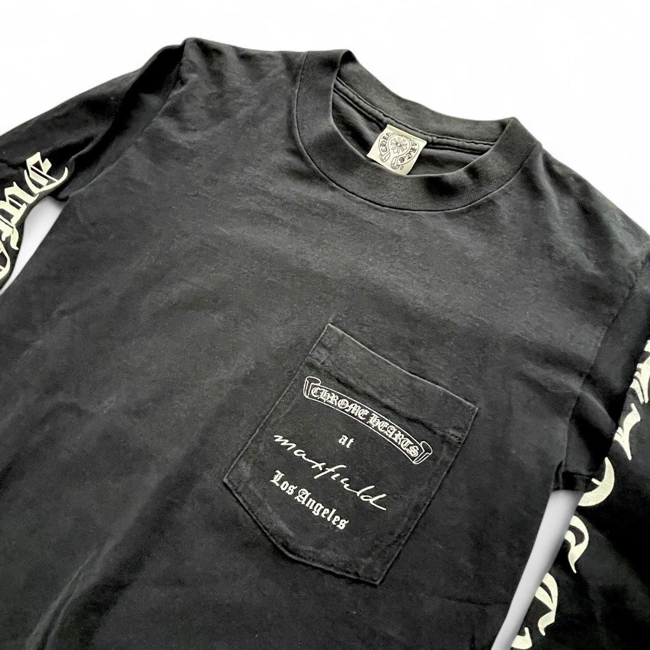 Chrome Hearts Maxfield Exclusive Dagger Logo Long Sleeve T