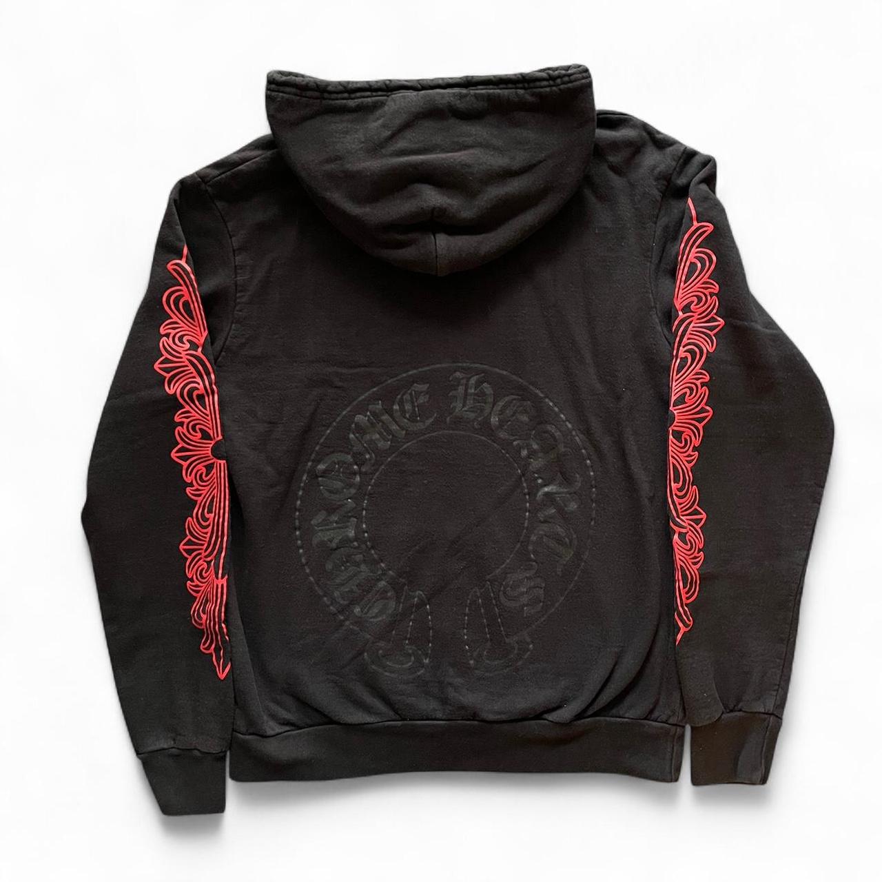 Chrome Hearts Floral Cross Horseshoe Hoodie
