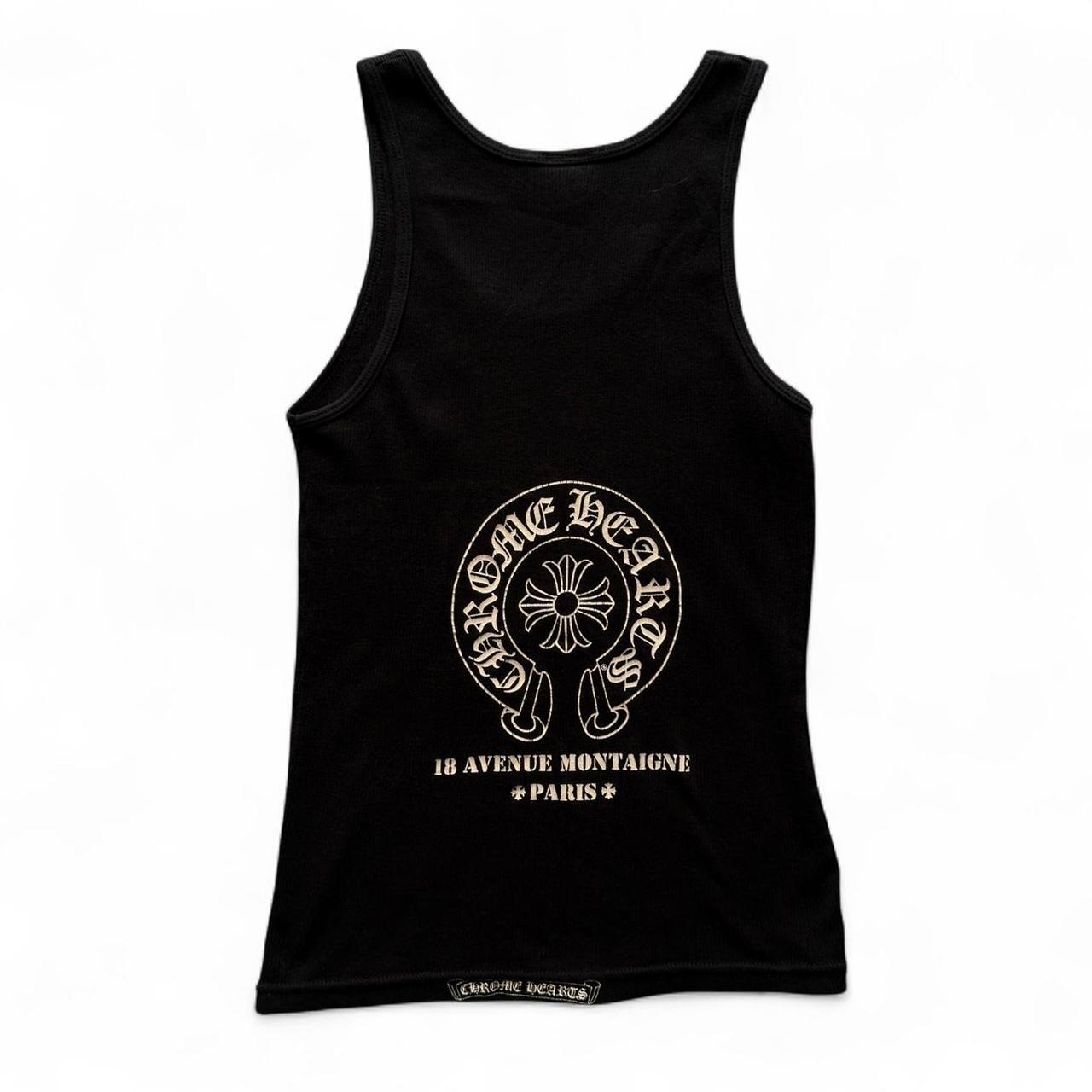 Chrome Hearts Vintage Paris Exclusive Horseshoe Tbar Logo Tank Top