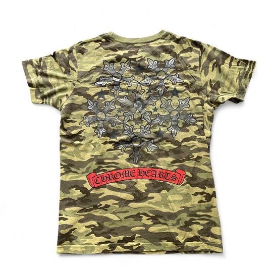 Chrome Hearts Stars Logo Camo Tshirt