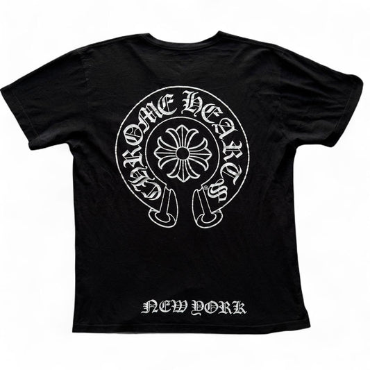 Chrome Hearts New York Exclusive Horseshoe Logo Pocket Tee