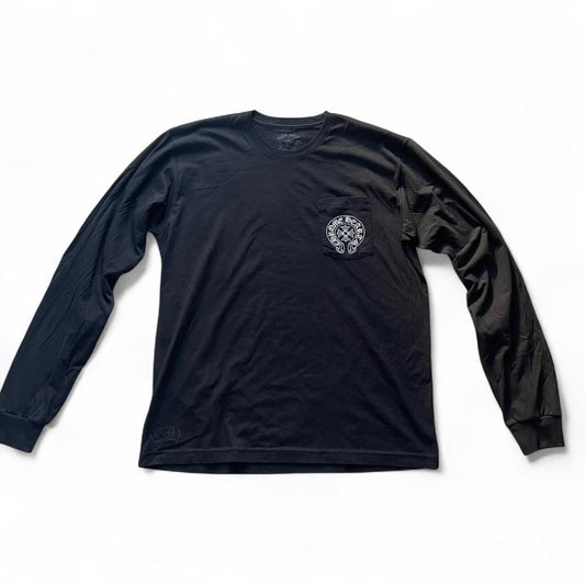 Chrome Hearts London Exclusive Horseshoe Long Sleeve Tee Black