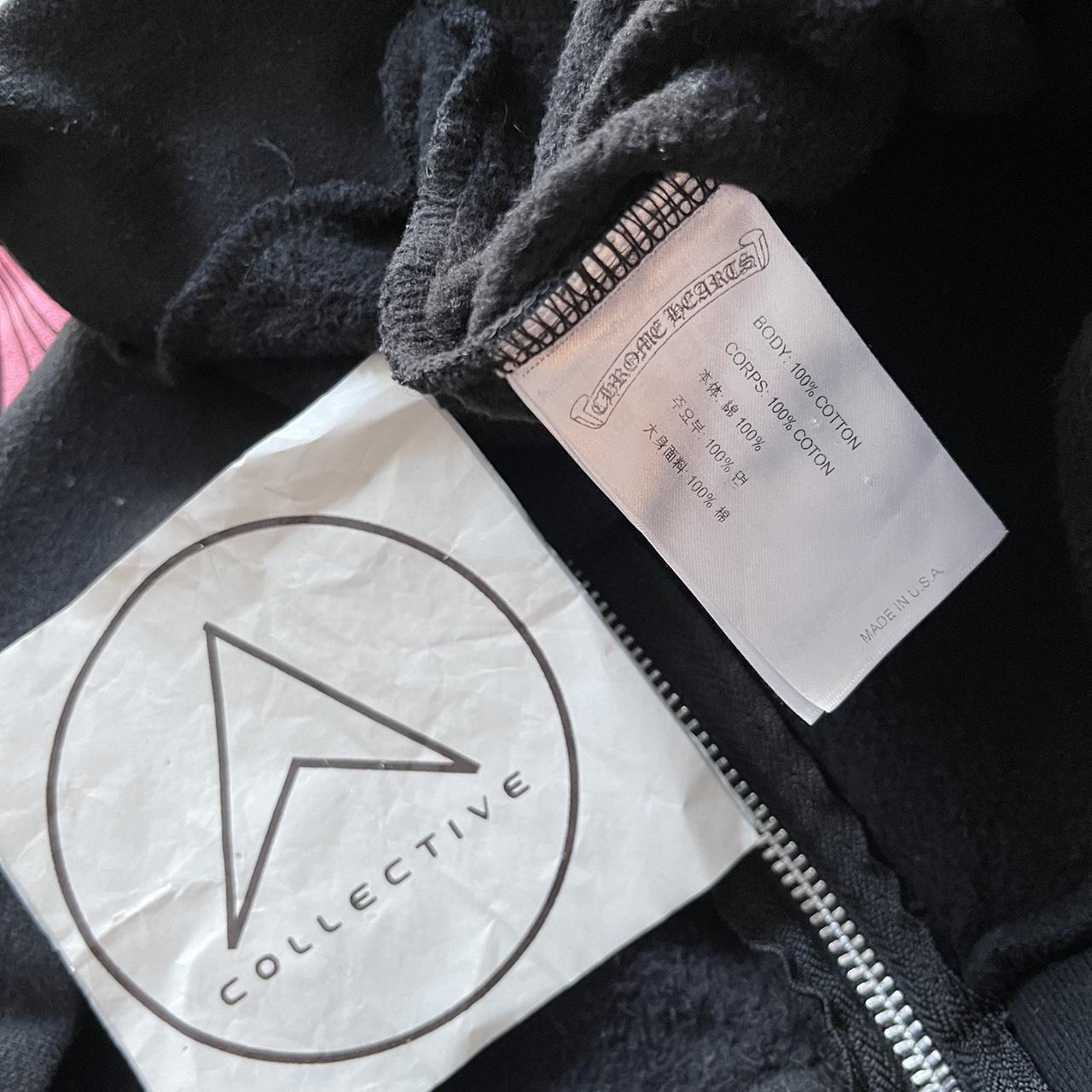 Chrome Hearts Multicolour Cemetery Scroll Logo Zip Up Hoodie