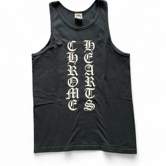 Chrome Hearts Vertical Script 90s Chrome Black Tank