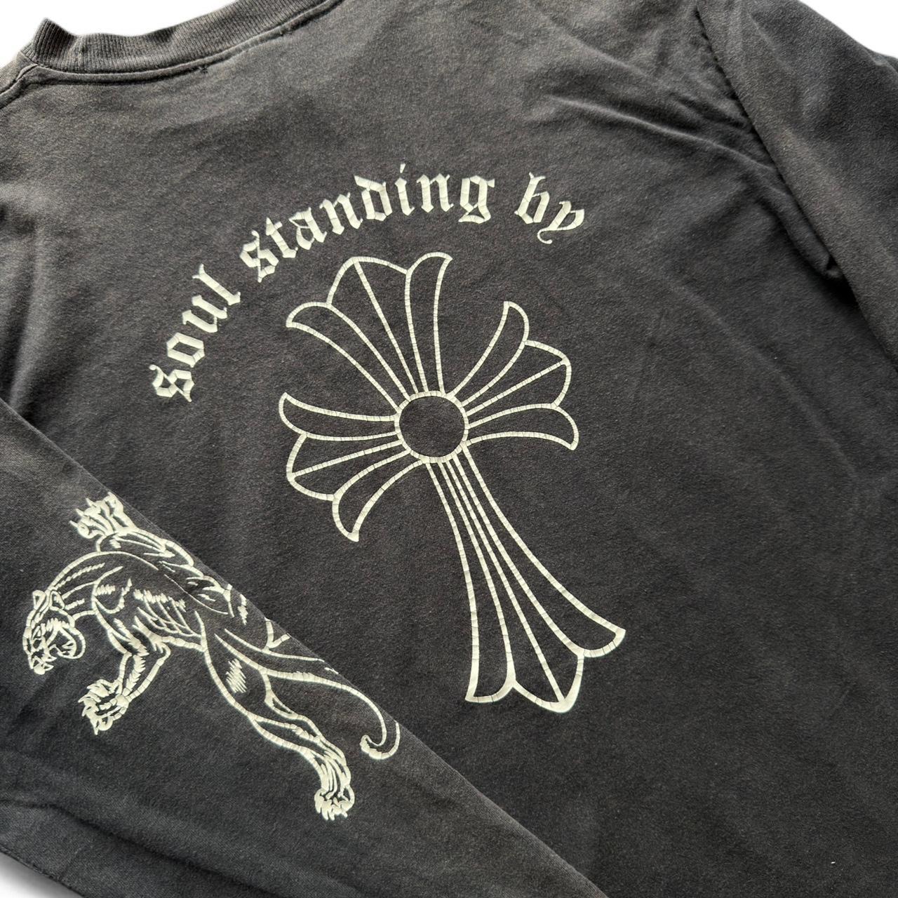 Chrome Hearts x Kyusoke Himuro Vintage Cross Logo ‘Soul Standing by’ LongSleeve Tee