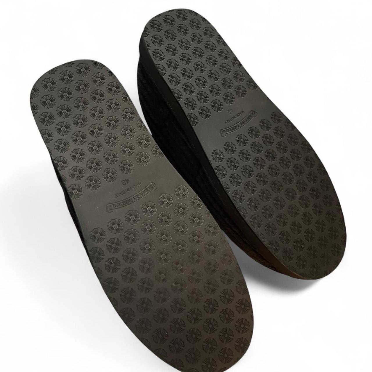Chrome Hearts Black Corduroy Dagger Loafers / Slippers