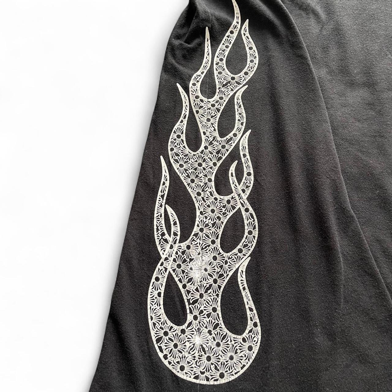 Chrome Hearts Side Flame Tee