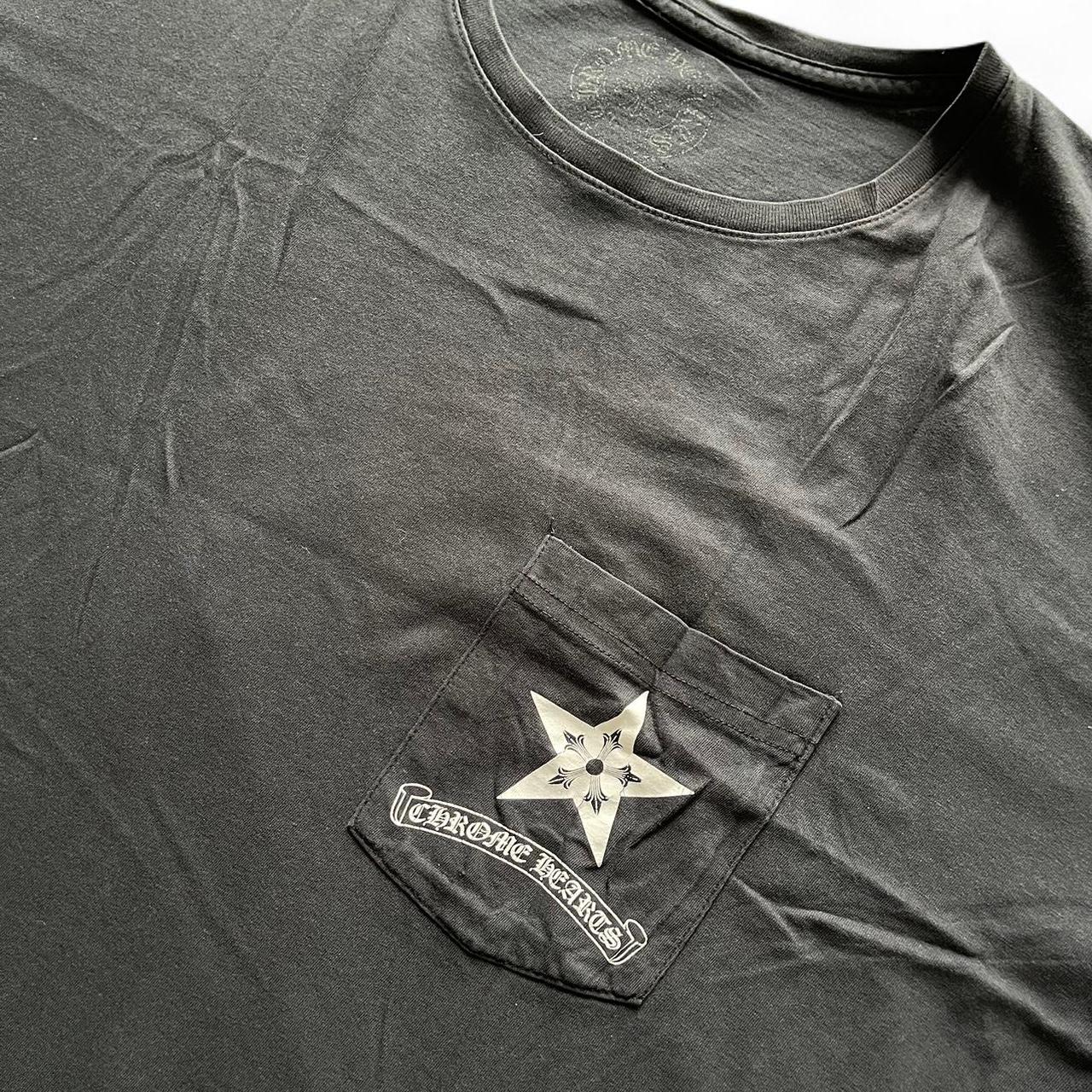 Chrome Hearts Ninja Star Logo Scroll Tee