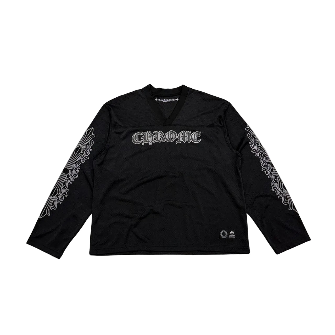 Chrome Hearts Mesh Warm Up Jersey Black