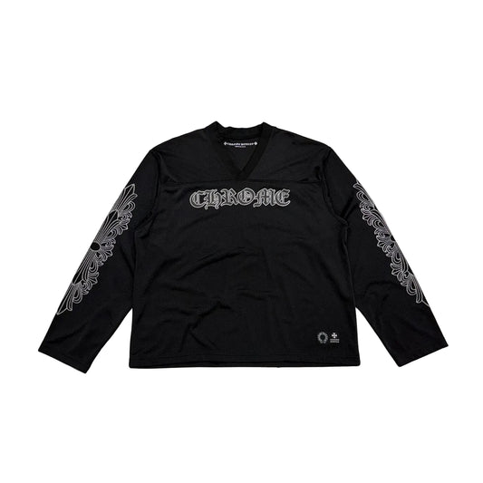 Chrome Hearts Mesh Warm Up Jersey Black