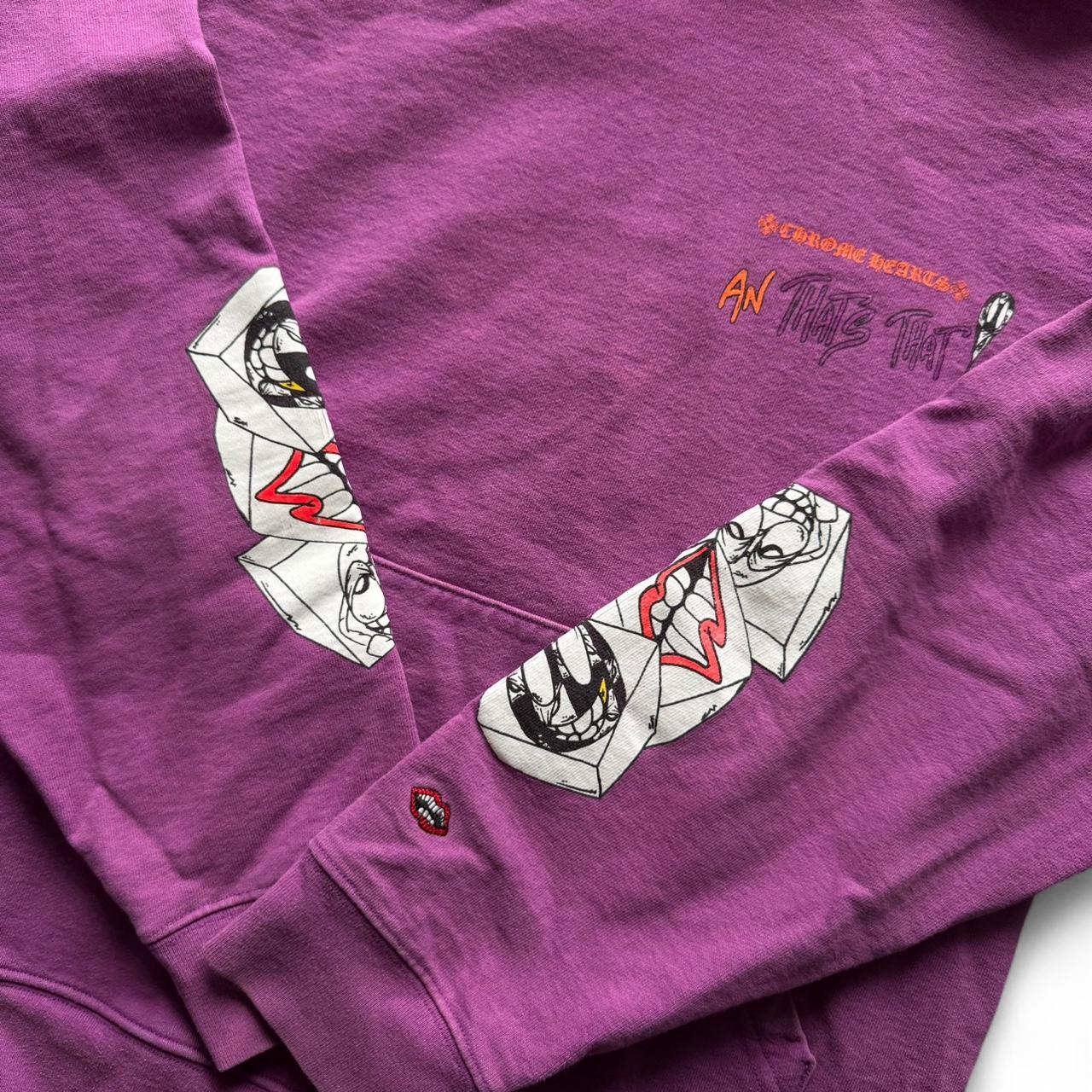 Chrome Hearts Matty Boy Purple More Not Less Hoodie
