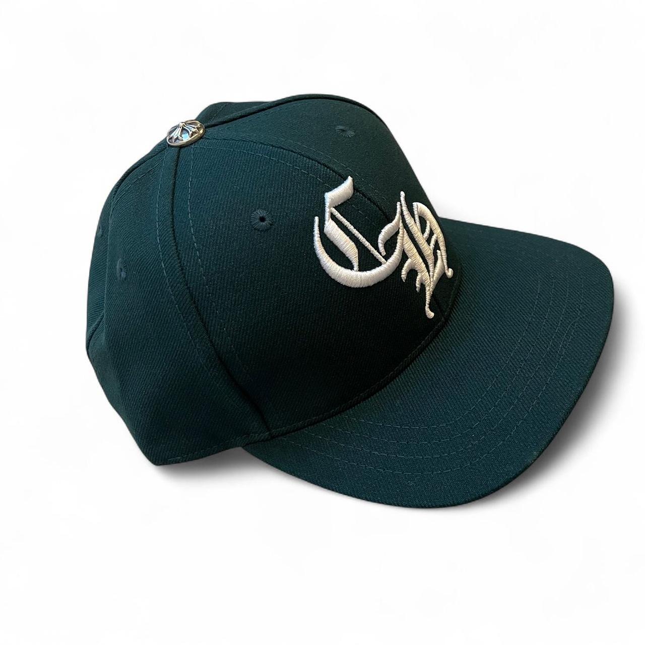 Chrome Hearts CH hat baseball green / white