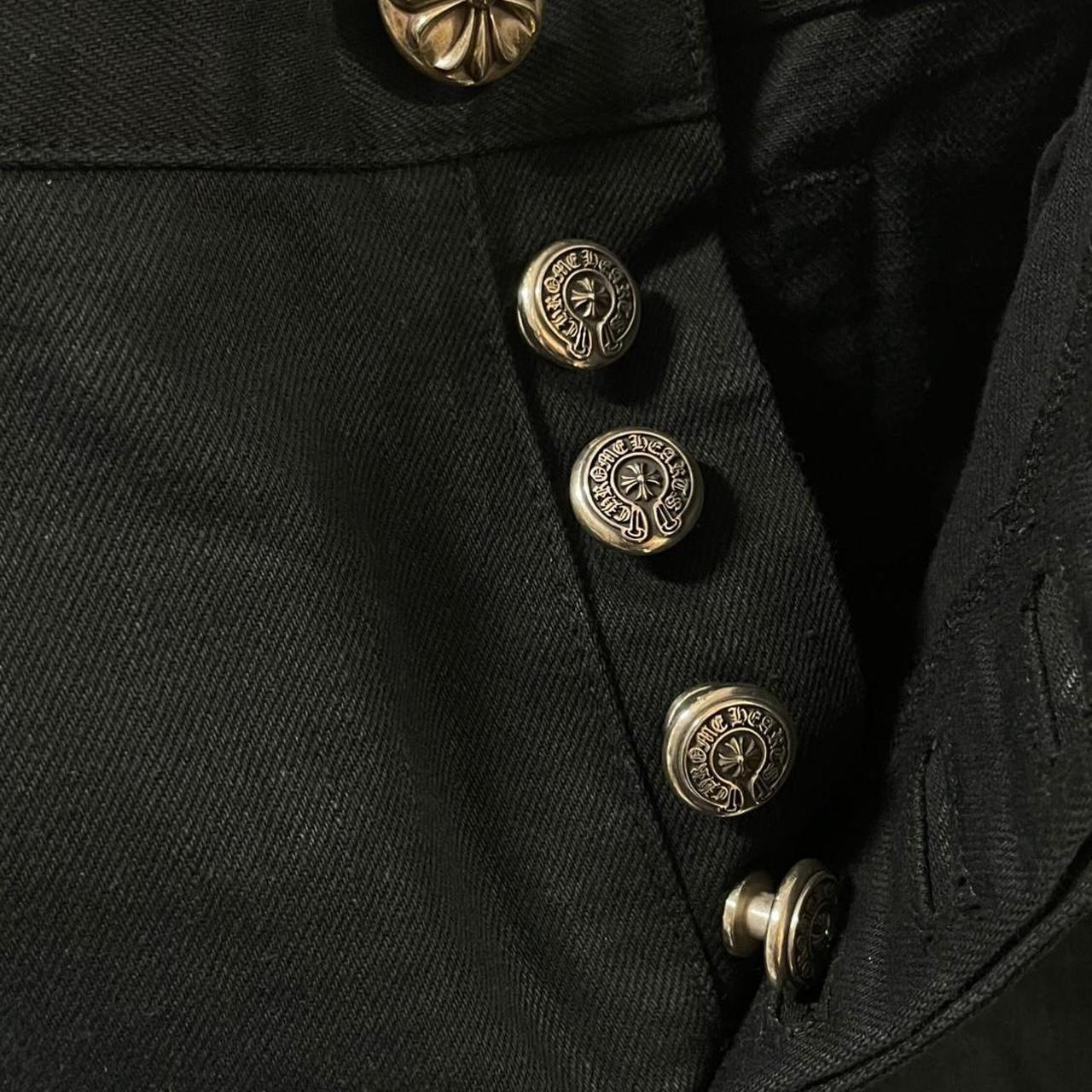 Chrome Hearts Flare Richard Cut Denim Jeans Pants