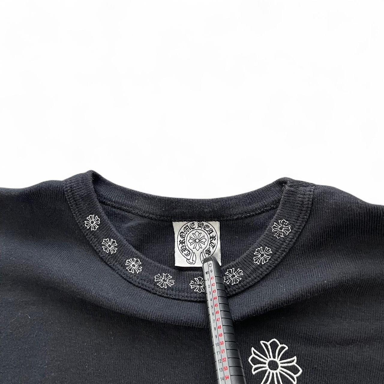 Chrome Hearts Floral Crop Vintage T-shirt